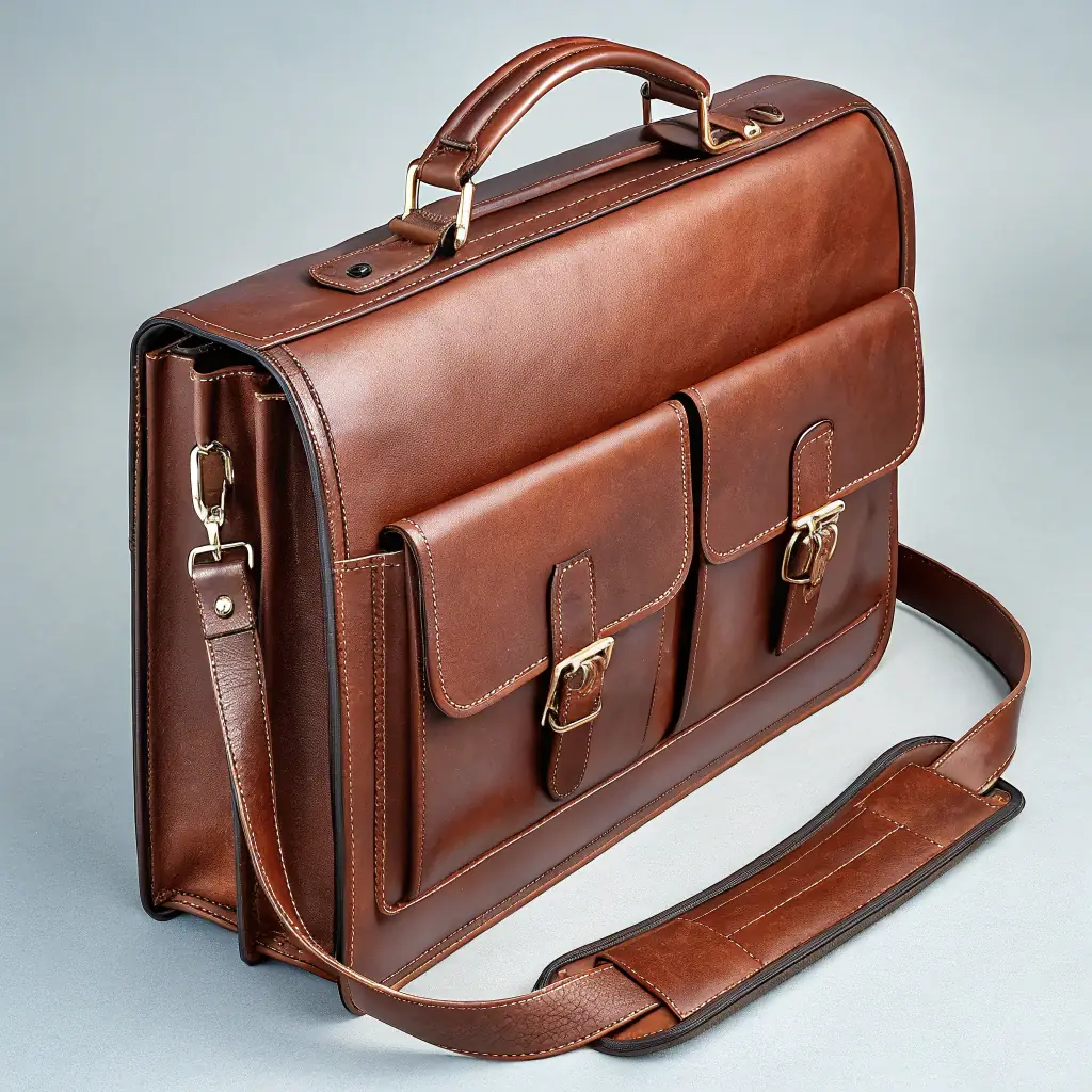 Vintage Leather Briefcase